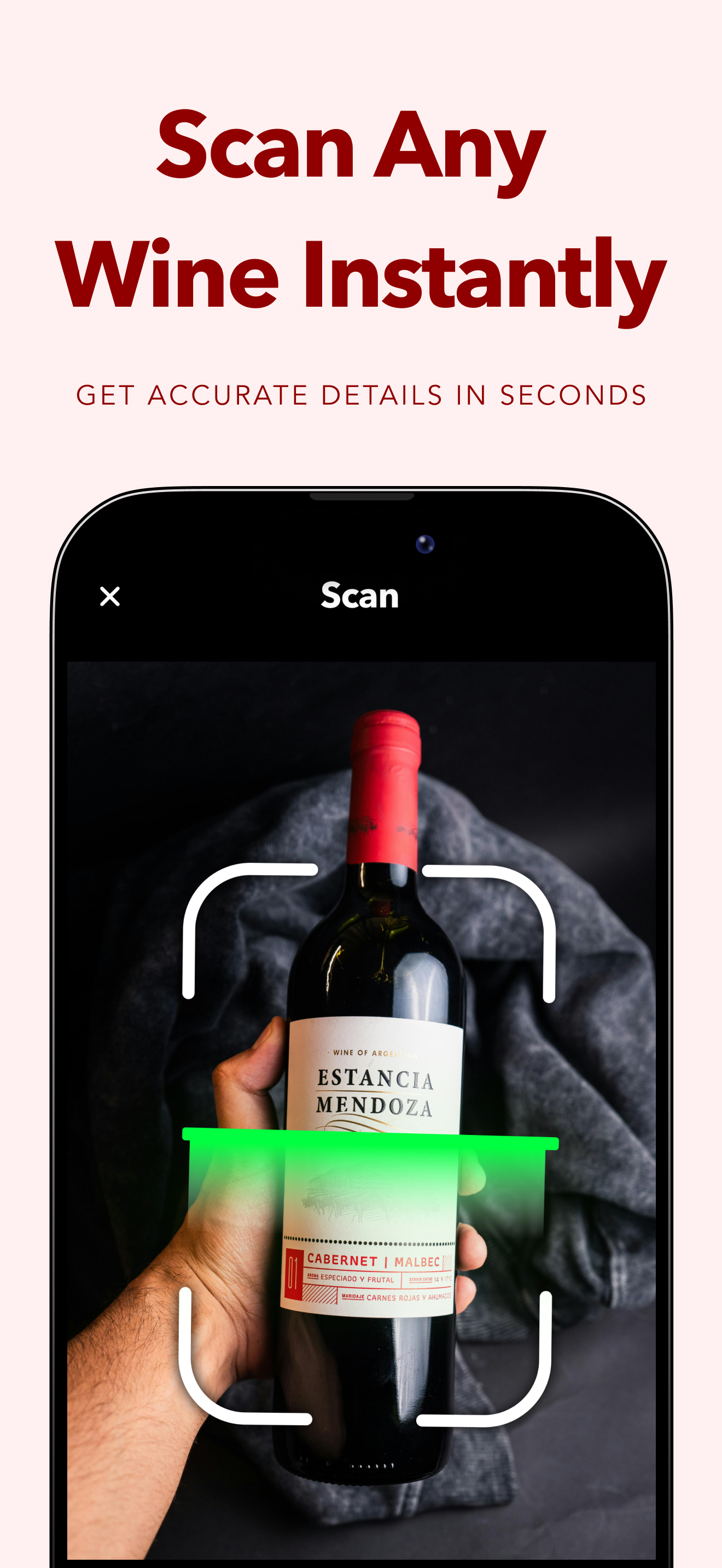 Scan any wine instantly